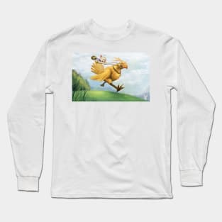 Chocobo & Moguri Run Long Sleeve T-Shirt